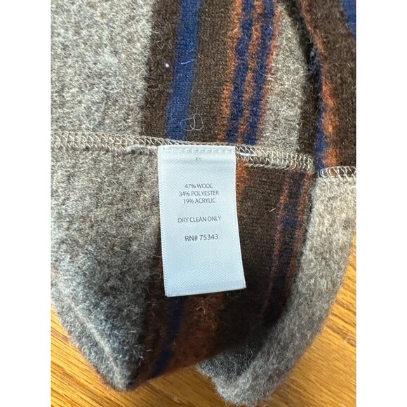 Fenn Wright Manson Wool Blend Jacket With Buckle Front Size M - Picture 6 of 9